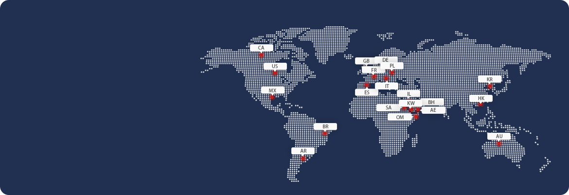 U-Speed global service coverage